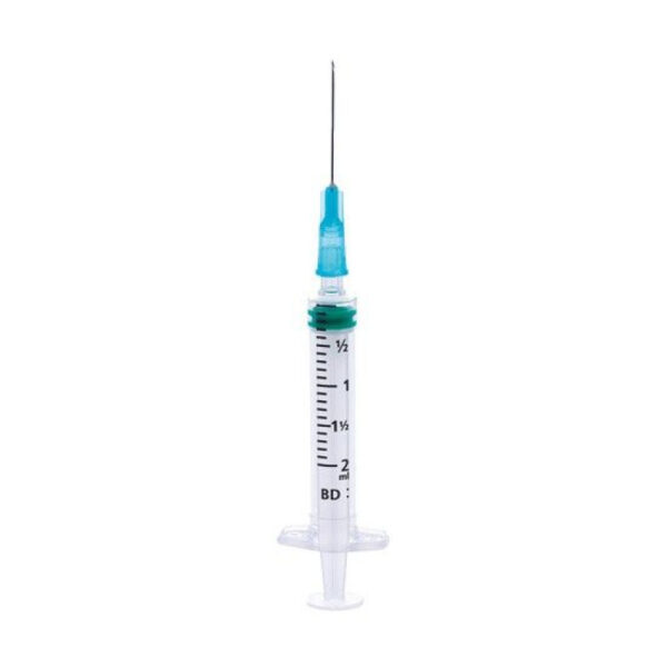 Buy BD Emerald Syringes with Needles 2 ml Online - Becton Dickinson