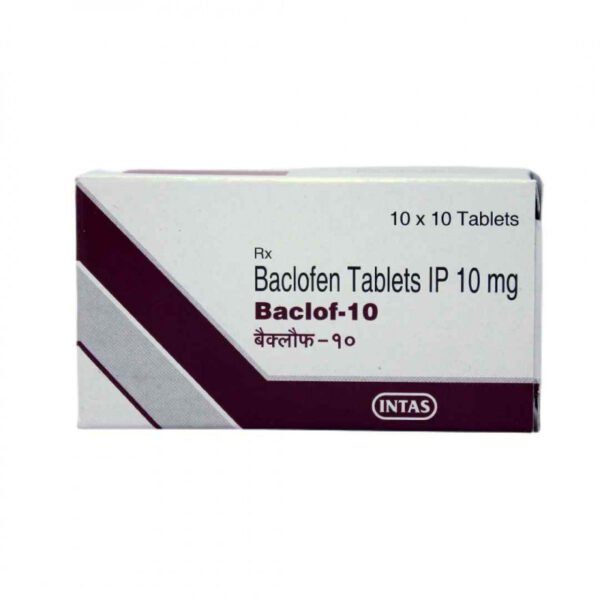 Buy Baclof 10 mg Oral Steroid Online - Intas Pharmaceuticals