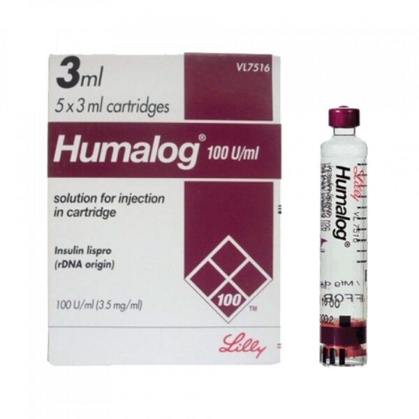 Buy Humalog 100IU (Cart) Insulin Steroid Online - Lilly