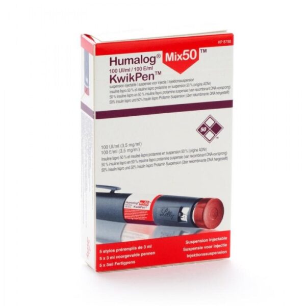 Buy Humalog Kwikpen Mix 50 - Lilly Online 