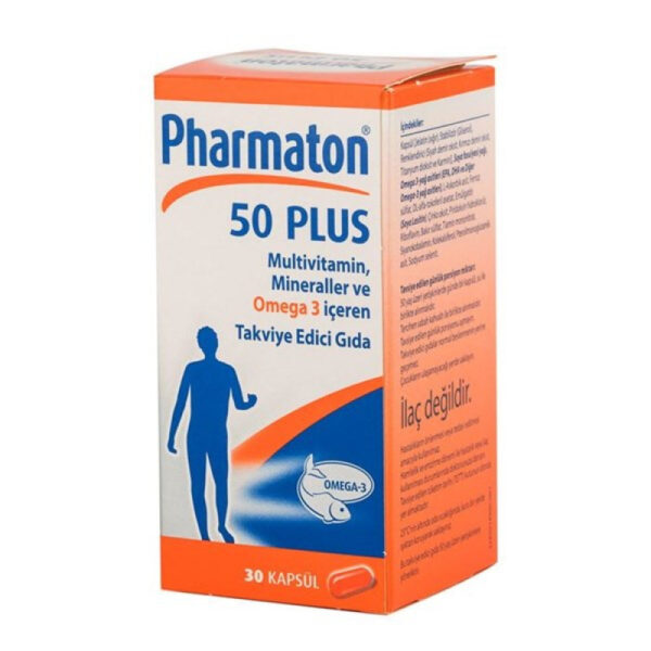 Buy Pharmaton 50 Plus Vitamins & Supplement Steroid Online - Boehringer